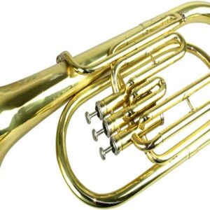 Brass  Euphonium with box