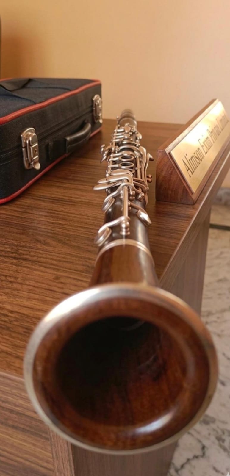 ALIMSON STUDENT BB CLARINET FOR BEGINNERS WITH LIGHTWEIGHT PROTECTIVE CASE - MOUTHPIECE, LIGATURE, REED - Image 4