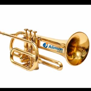 Alimson Cornet Bb Pitch Super Brass Quality With Mouthpiece & Hard case.